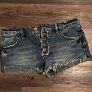 Free people Jean shorts